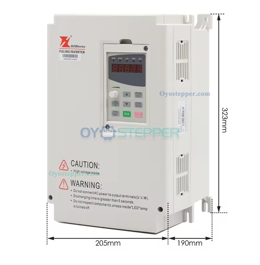 Fuling 11KW 220V /380V VFD Frequency Inverter 3 Phase 1000Hz CNC Speed Control Variable Frequency Drive